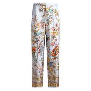 Etro Men Printed Silk Trousers